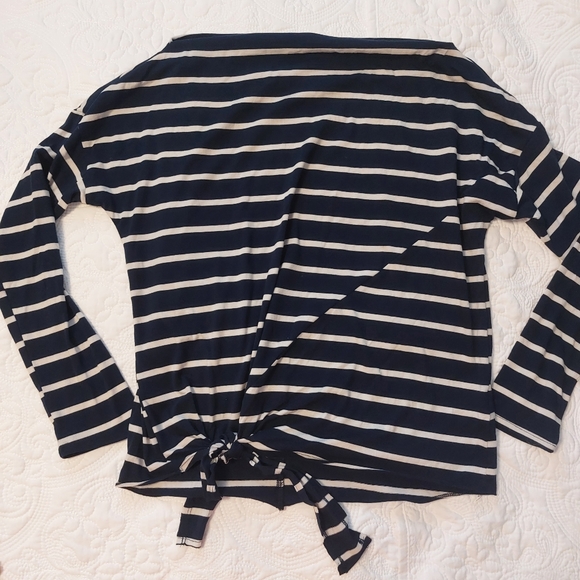 Navy + white striped shirt - Picture 3 of 4